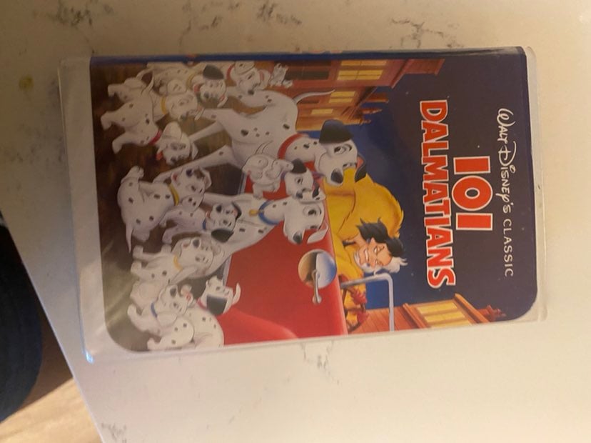 Ultra Rare Screener's edition/demo of the 1992 101 Dalamations VHS