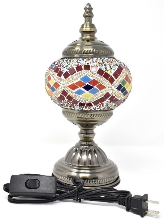 Handmade Turkish Moroccan Mosaic Lamp