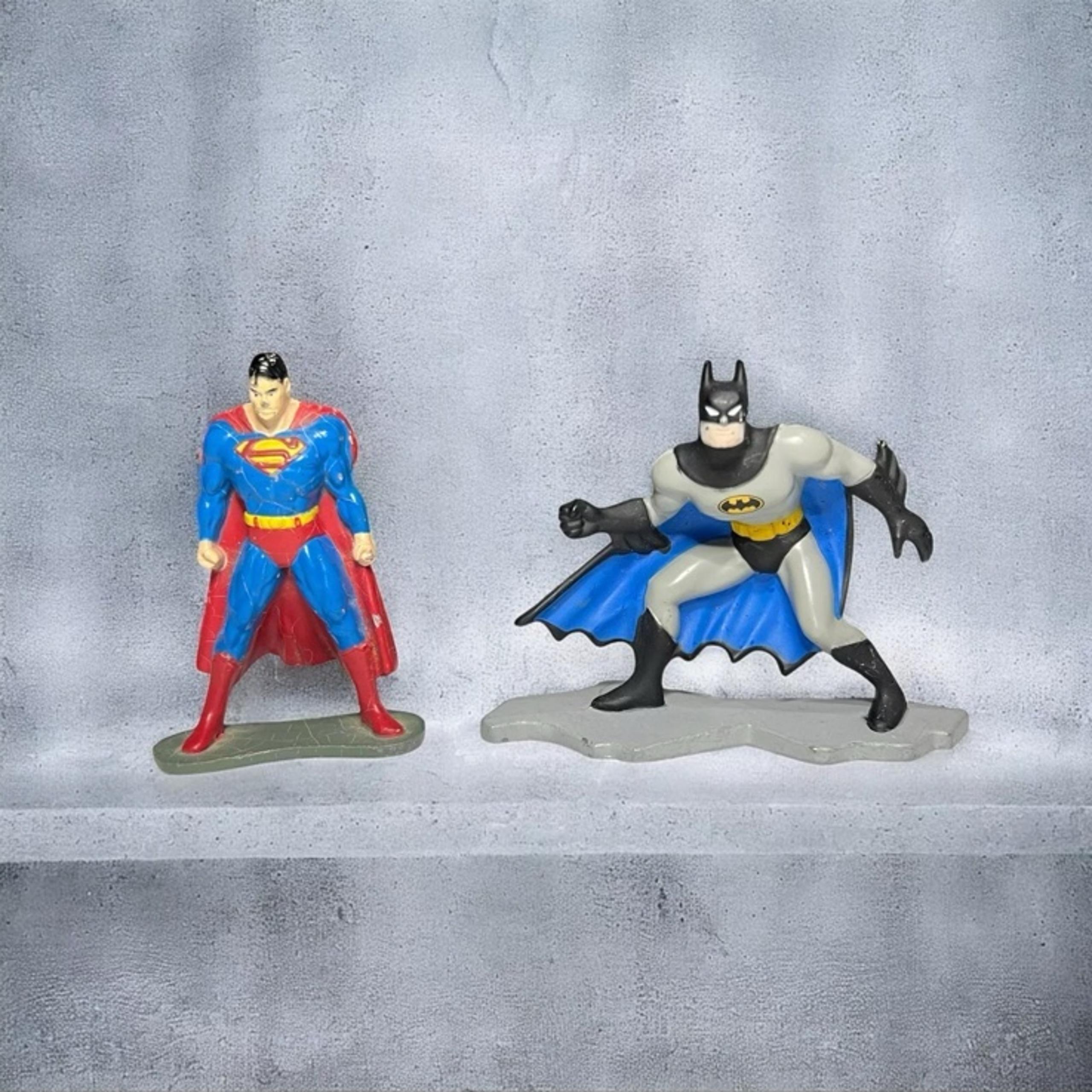 Vintage DC Comics Animated Series Batman & Superman Diecast Mini Figures