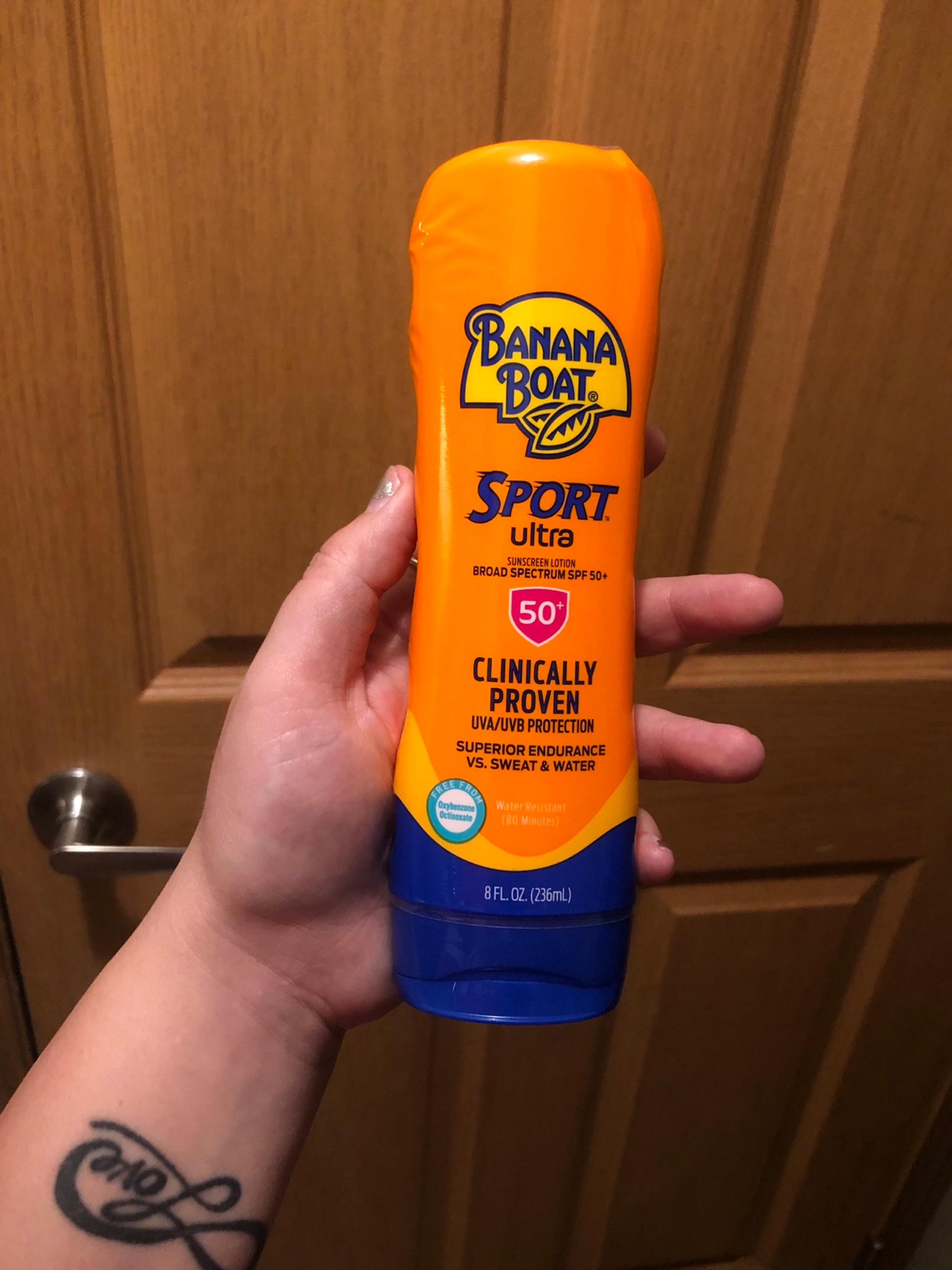 Banana Boat sunscreen lotion