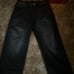 black denim baggy jeans