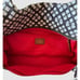Kate Spade New York Canvas & Leather Shoulder Bag Logo Jacquared Lining 2 straps