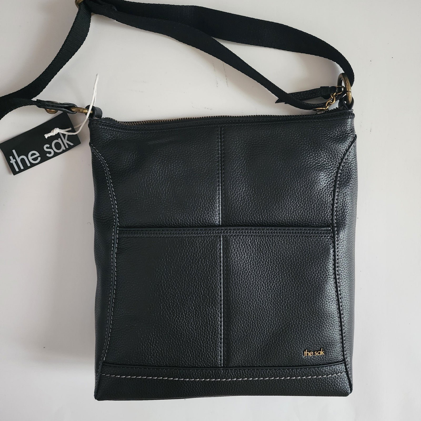 New! The Sak black leather purse