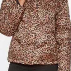 Sanctuary Leopard print down puffer jacket