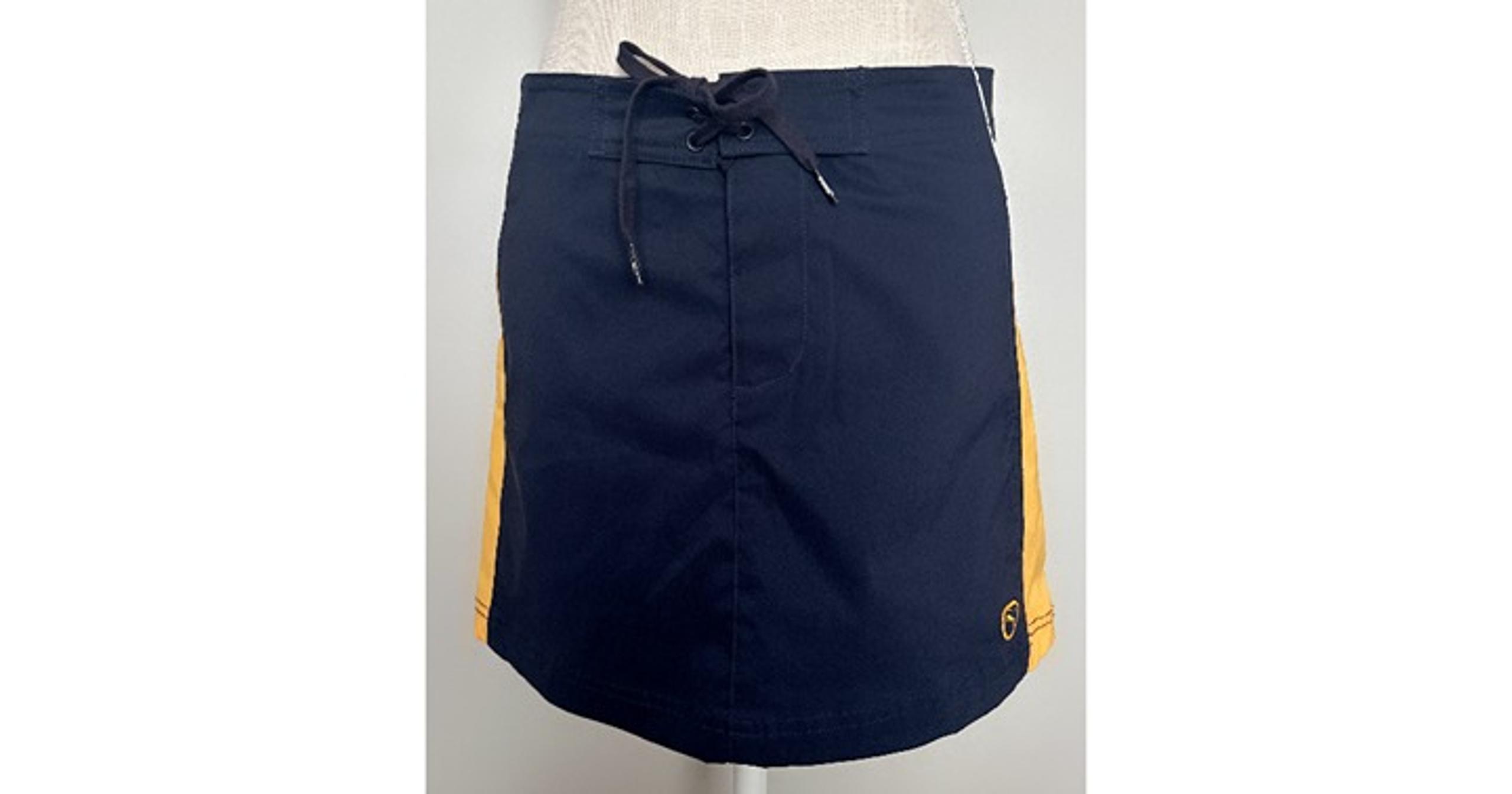 Women's Blue and Yellow Puma Skirt