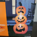 HYDE AND EEK Halloween INFLATABLE STACKED PUMPKINS Airblown LED 3.5 feet NIB