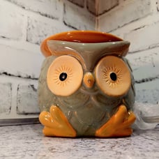 Hootie Owl Pink Zebra Simmer Pot sprinkles Wax Warmer Green Gold nwob