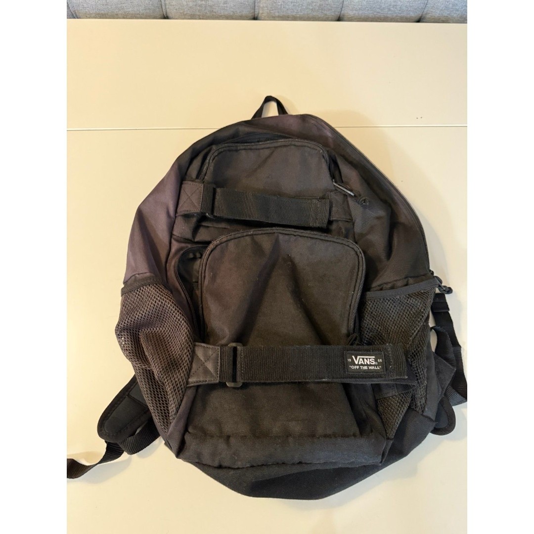 Vans Skateboard Backpack with Laptop Pocket Black