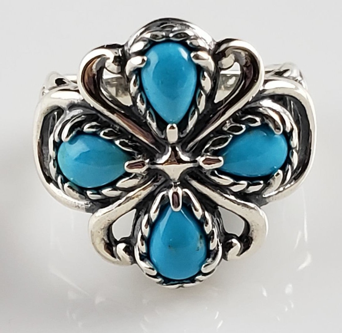 Carolyn Pollack Turquoise Sterling Ring