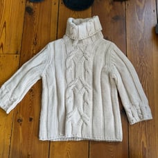 Barney’s New York Cashmere Light Pink 3/4 length sweater