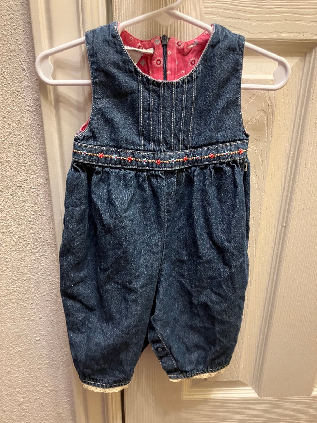 Vintage Oshkosh Ditzy Floral Jumper 3-6 mo