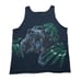 RARE Vintage 1995 Oneita Double Side Philadelphia Zoo Black Panther Mens Tank L