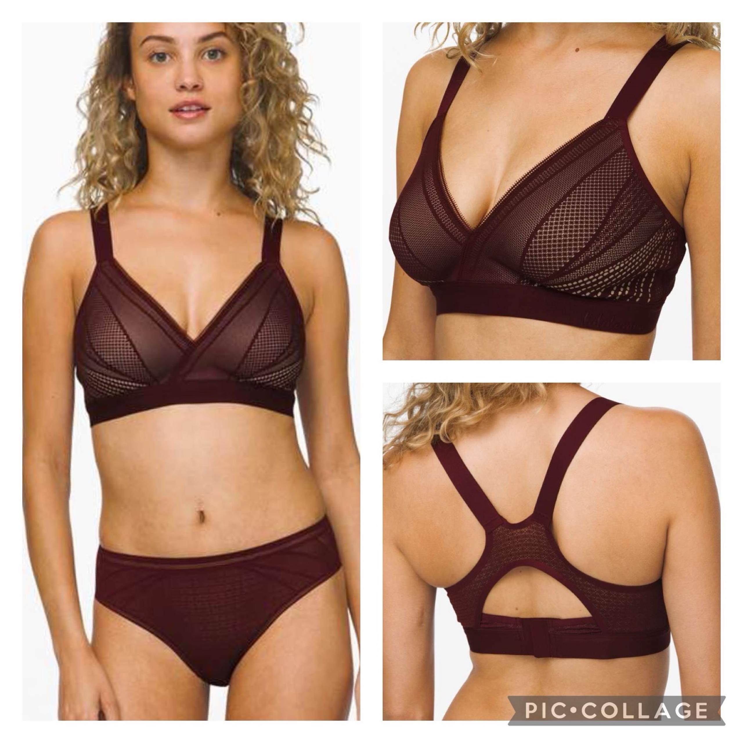 Lululemon 36DD E36 Sports Bra Run Times unpadded