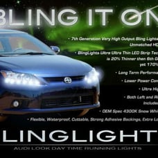 BlingLights LED DRL Head Light Strips Daytime Running Lamps Kit for Scion tC