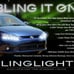 BlingLights LED DRL Head Light Strips Daytime Running Lamps Kit for Scion tC