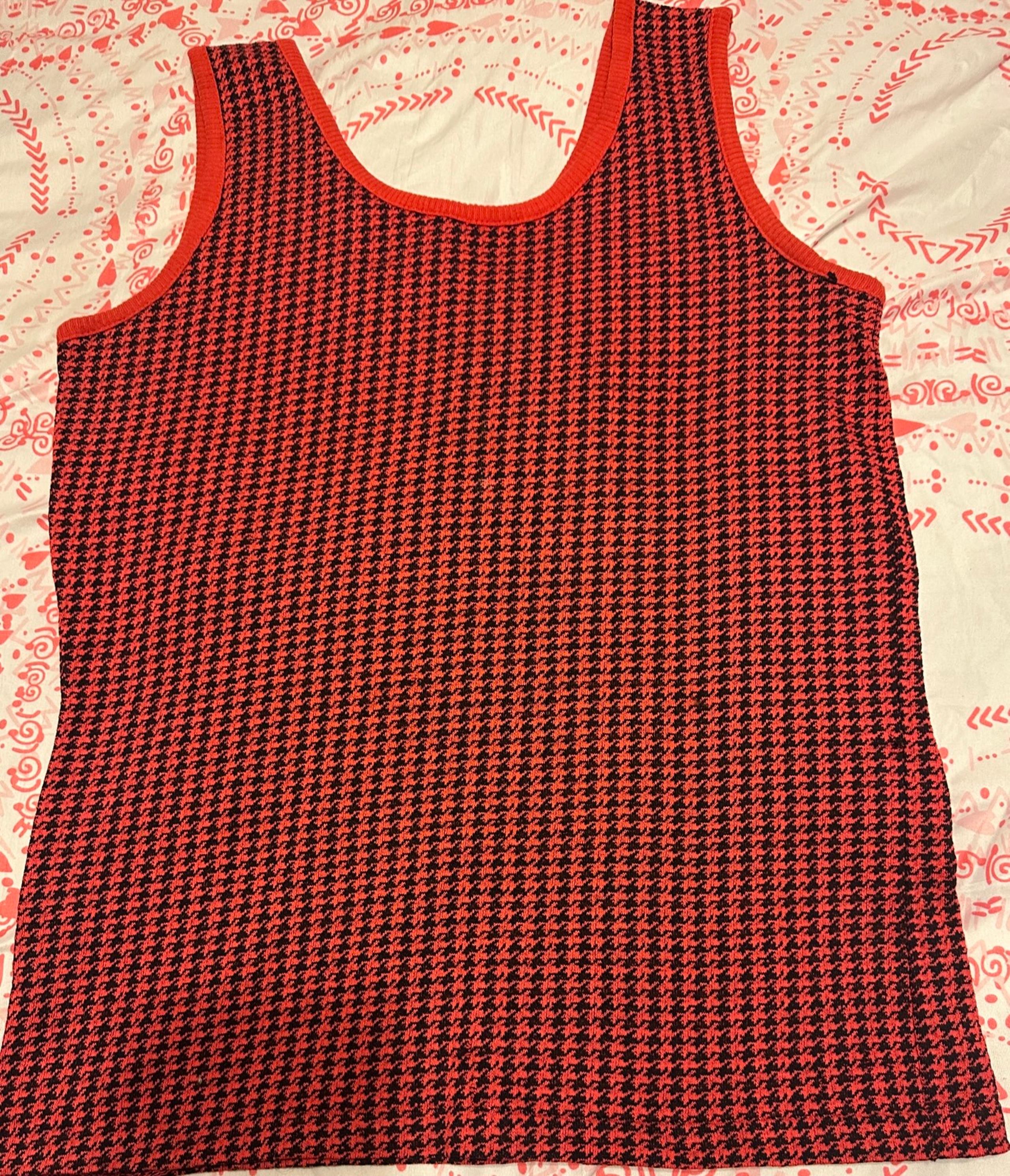 Vintage Stratford Ringer Tank Top Size Large