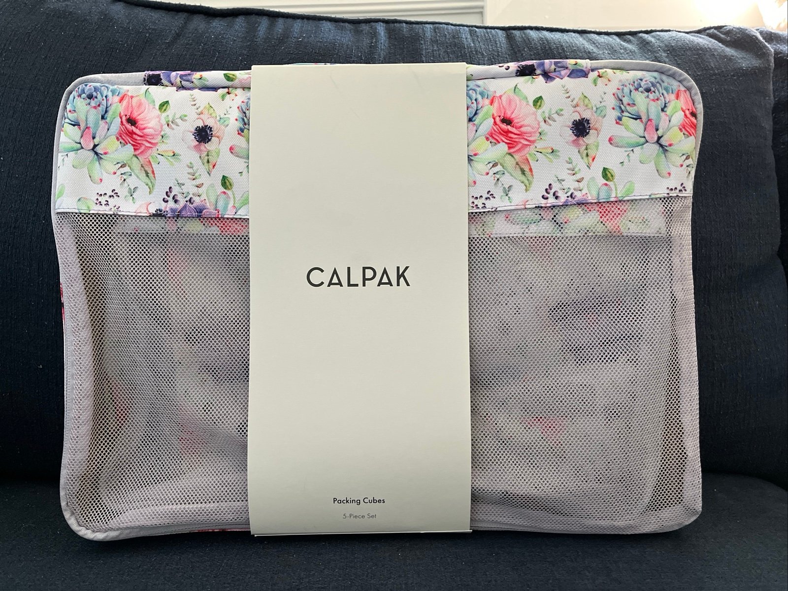 Calpak 5 Piece Packing Cubes - Succulents