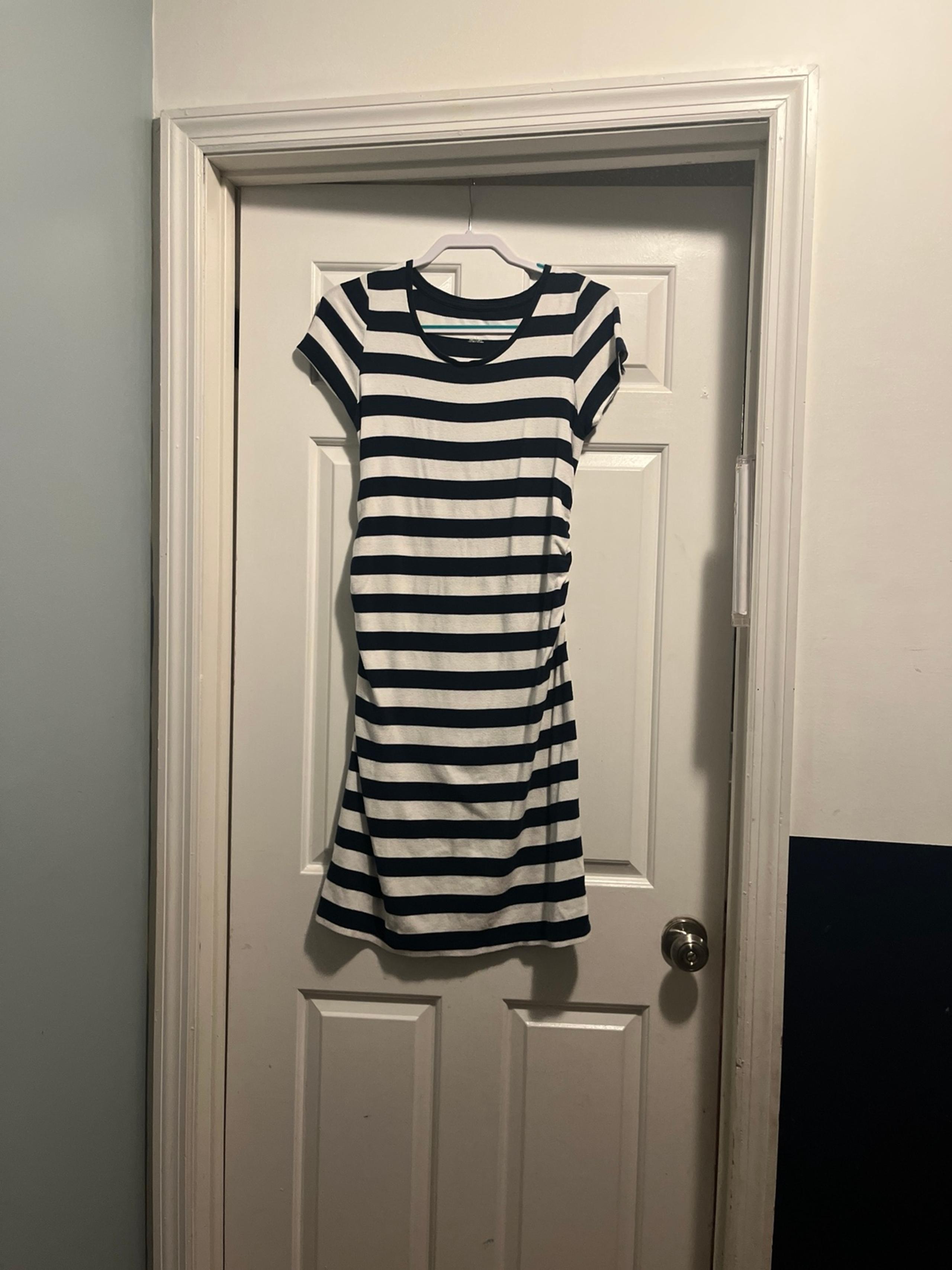 Liz Lange Striped Maternity Dress