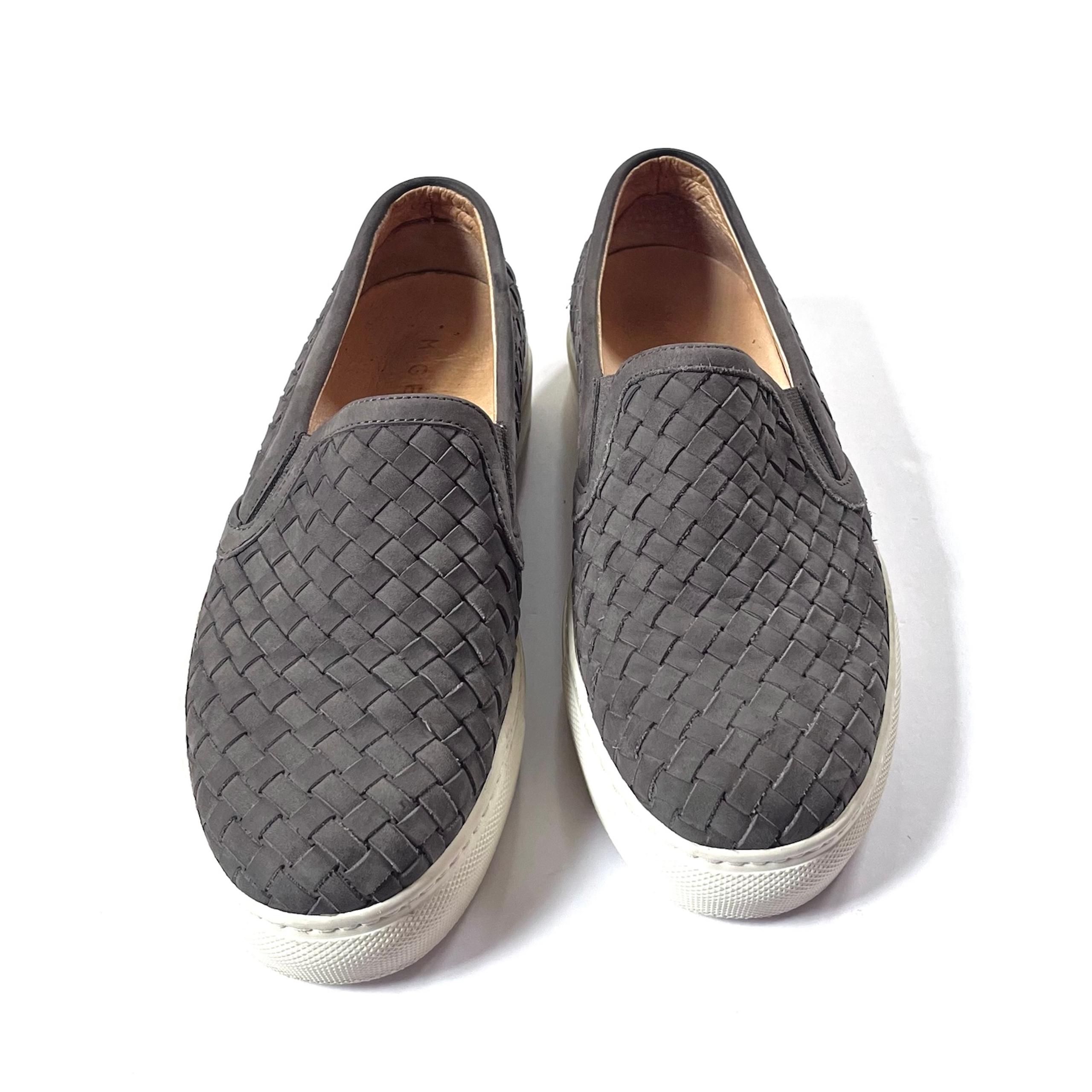 Women’s M. Gemi Cerchio Slip On Sneakers / Shoes in Grey Neutral Nubuck (37 1/2)