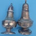 Antique Sterling Salt Pepper Shakers As pictured