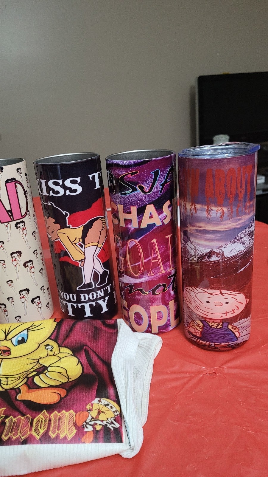 custom tumblers & key chains