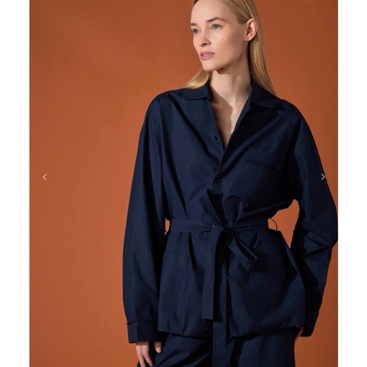 Ours - THE CAMICIA ROBE IN BLU MARINO