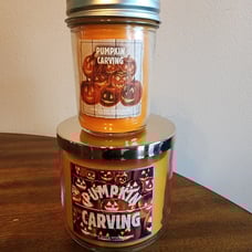 Rare set of Halloween pumpkin carving candles