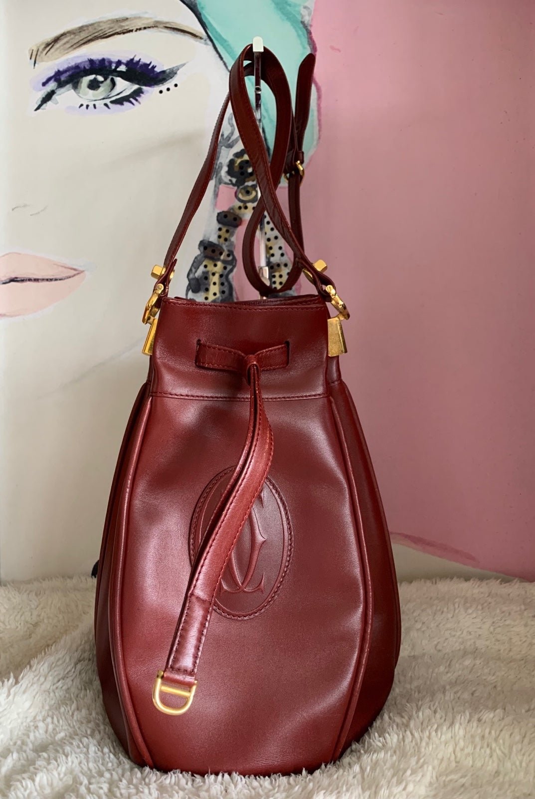 Cartier Bucket Shoulder Bag
