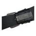80's Vintage Rocker Gray/Black Snake Leather Elastic Cinch Waist Belt