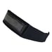 80's Vintage Rocker Gray/Black Snake Leather Elastic Cinch Waist Belt