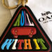 NWT Coach Bag Charm Key Ring Fob CA337