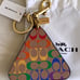 NWT Coach Bag Charm Key Ring Fob CA337