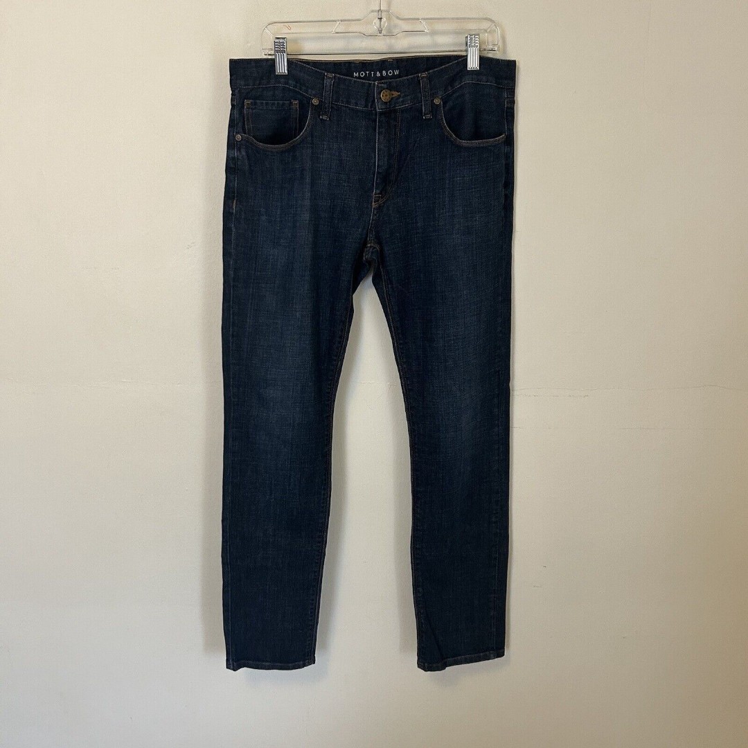 Mott & Bow Mens 33x32* Skinny Dark Wash Denim Jeans