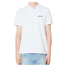 Sandro Collar Short Sleeve Polo Shirt Men Size XL New With Tags Amour - Stain