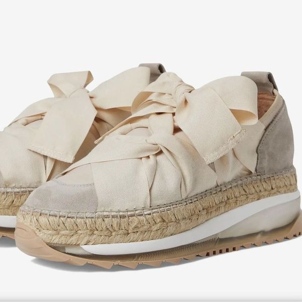 NEW ! PLEASE READ ! MISMATCHED FREE People Chapman Cream Espadrille Shoes