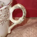 Late 1800's early 1900s Porcelain Mustache Tea Cup