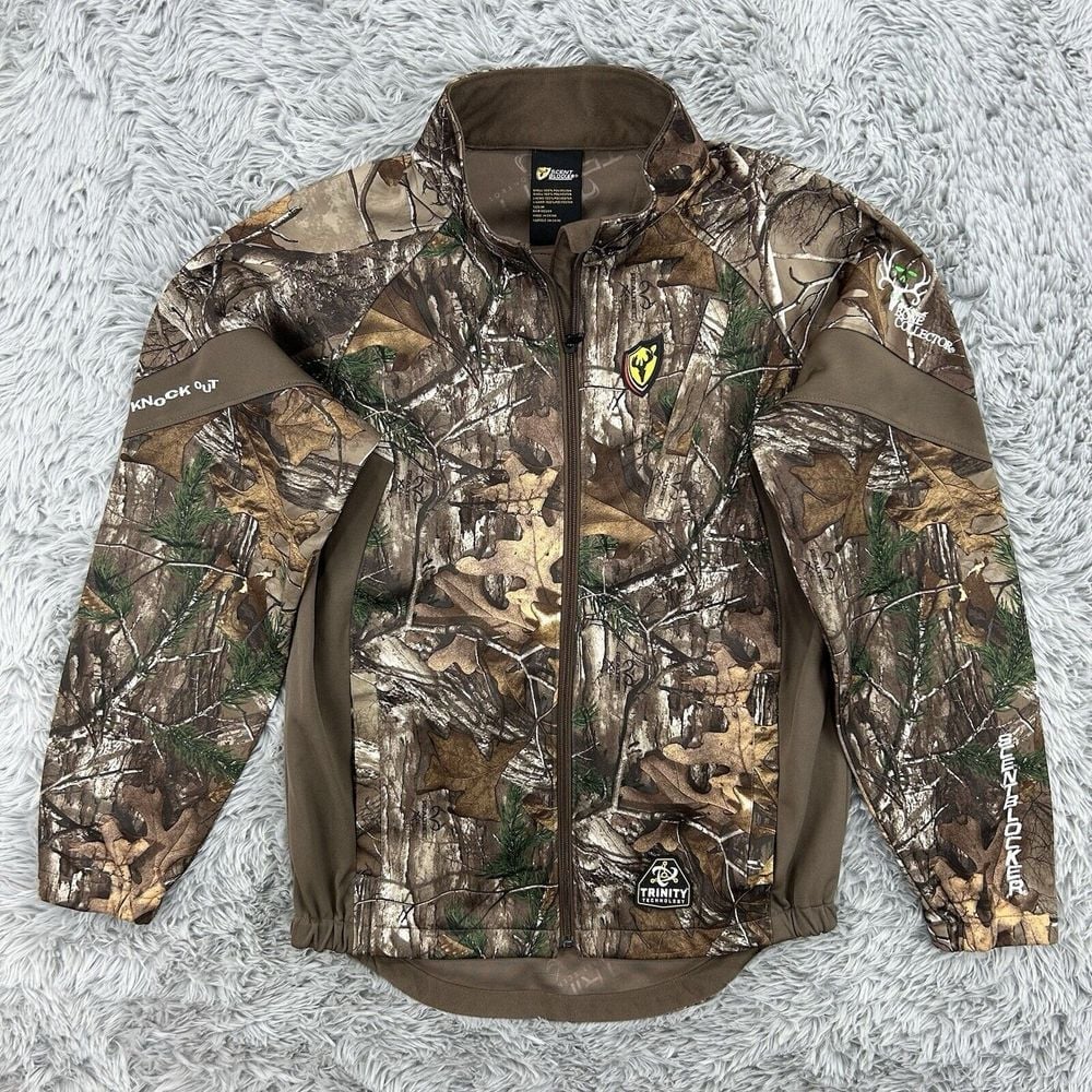 Scent Blocker Jacket Men's M Camo Trinity Technology System Layer Three Full Zip