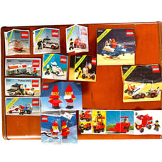 LEGOLAND Vintage Manuals Pieces Bricks Space Lot Lego 1970s - 1980s