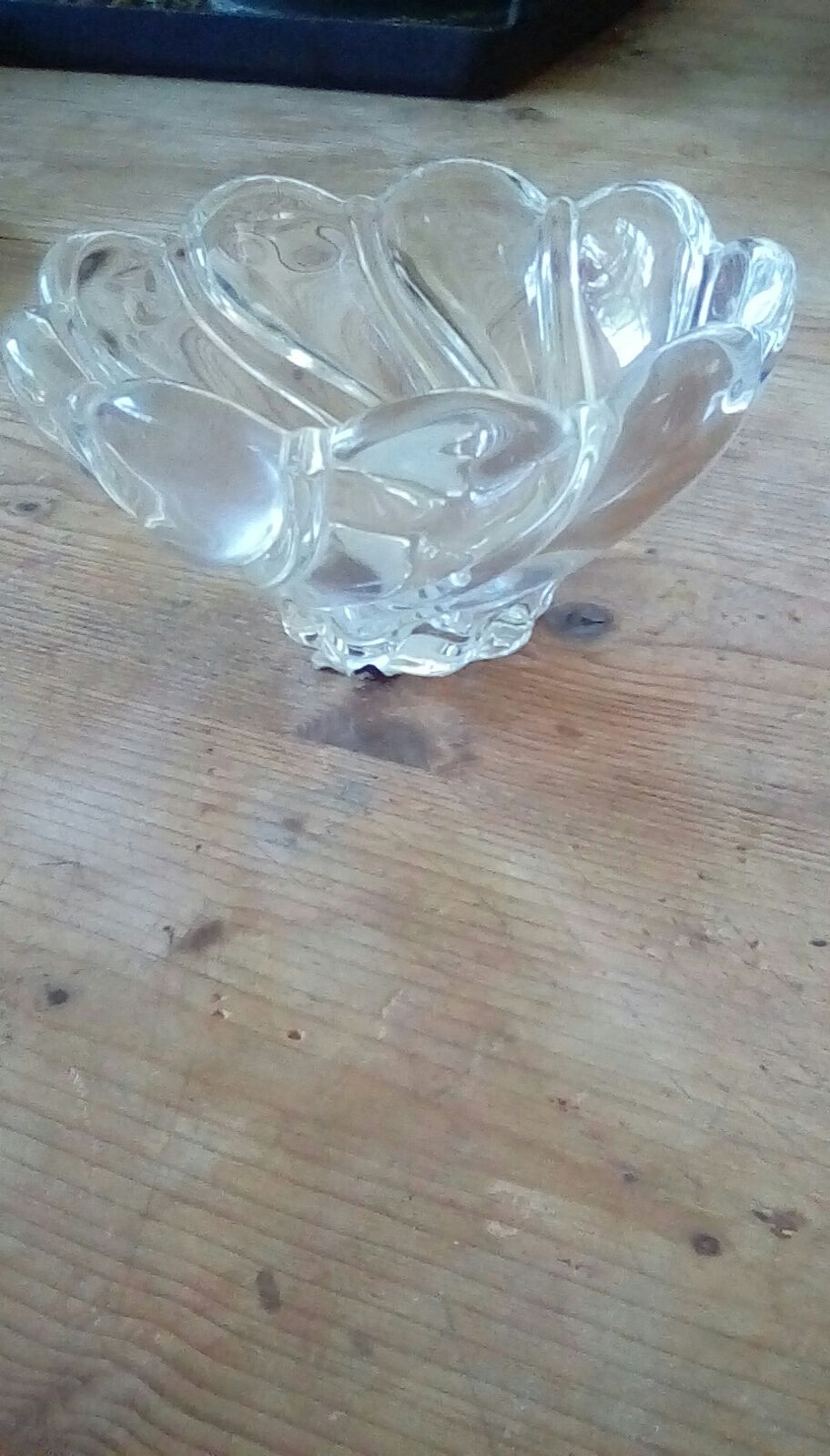 Mikasa Crystal Peppermint SWIRL Bowl