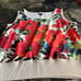 St. John Collection poppy silk sleeveless sweater tan size M