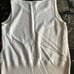 St. John Collection poppy silk sleeveless sweater tan size M
