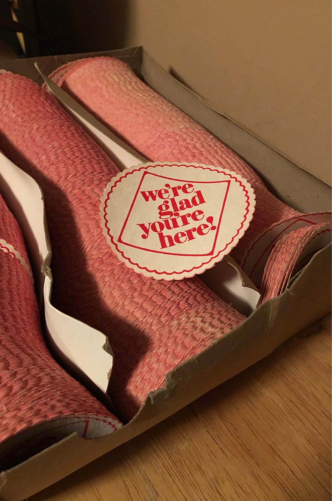 Disposable coasters