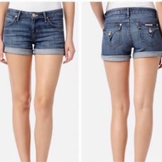 Hudson Hampton Cuffed Denim Shorts Size 30