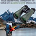 GLLYSION 12X50 Professional HD Binoculars for Adults with Phone Adapter