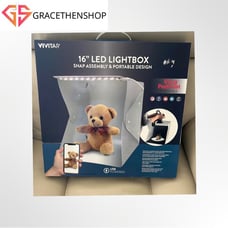 16 LED LIGHTBOX SNAP ASSEMBLY & PORTABLE DESIGN new in box