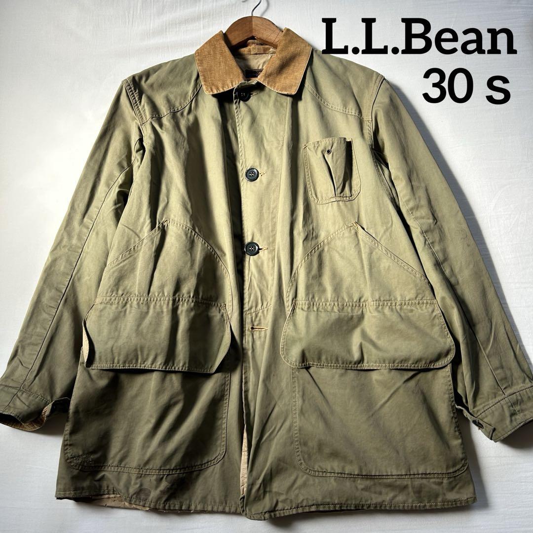 【Rare】30s Black Tag LLBean Vintage Hunting Jacket