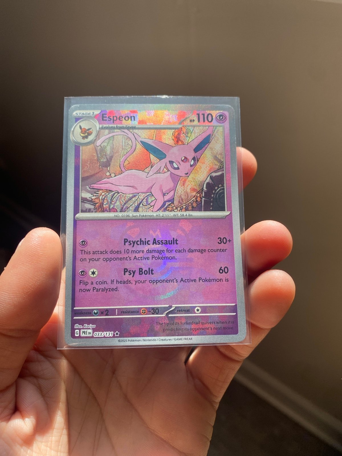 Espeon (Master Ball Pattern) Prismatic Evolutions