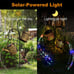 Solar Watering Can Lights Outdoor with 8 Multi-Color Changing Modes