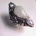 Moonstone Blue Topaz 925 Sterling Silver Ring