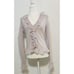 Ann Taylor Size M Open Knit Lavender Mohair Wool Cardigan Fairy Feminine Boho